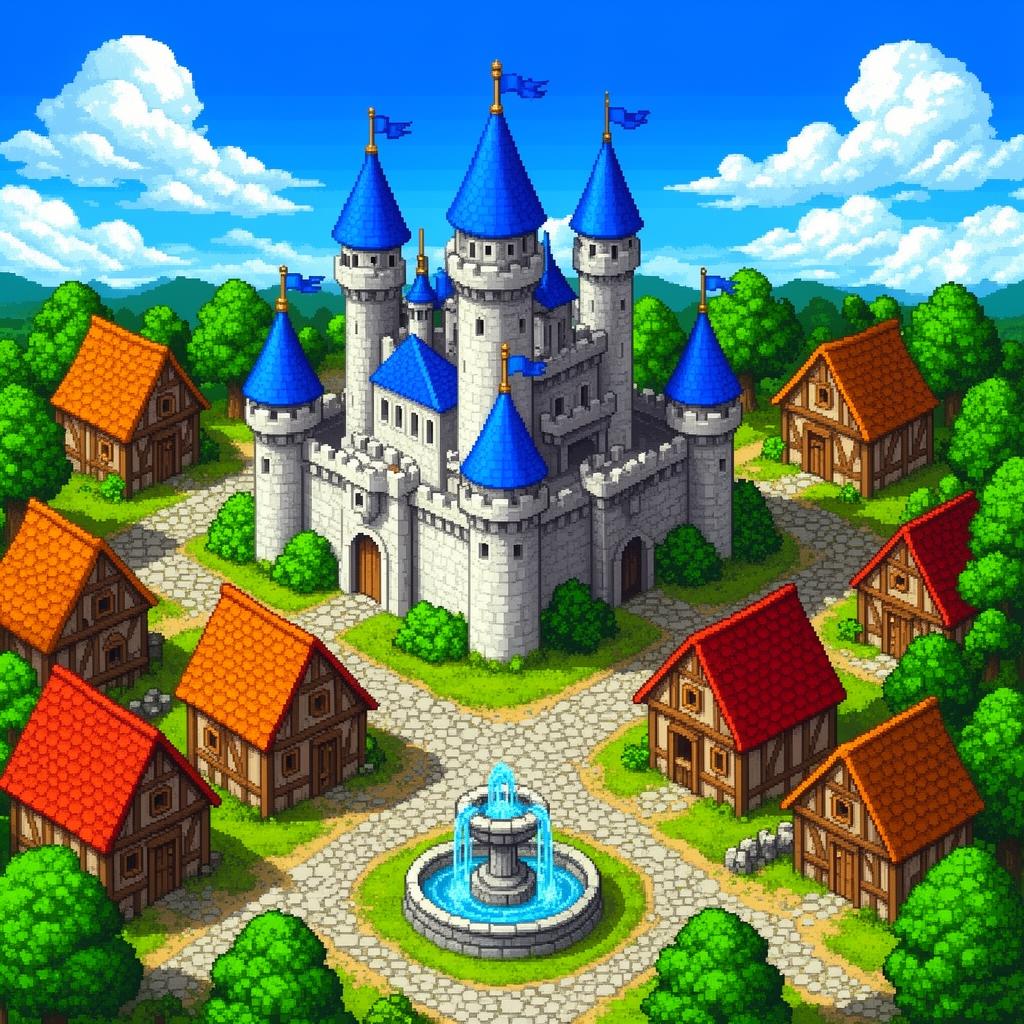 Mi ciudad pixel art